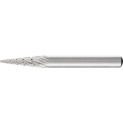 PFERD 22422736 Burr HSS Pointed Cone &#xD8;6mm Length 60mm Flat tip