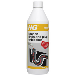 HG 481100106 Kitchen Drain and Plug Unblocker 1 litre