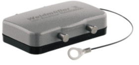 Cover cap, size B10, die-cast aluminum, cross bow locking, IP65, 1665250000