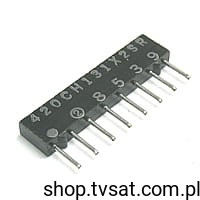 420CH131X2SR Resistor Network SIP8 MPI
