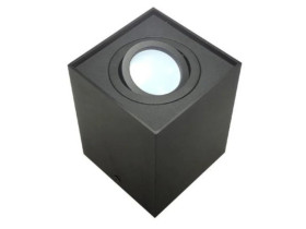 Oprawa sufitowa Siroco Black ruchoma prostokąt alu