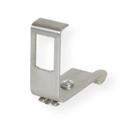 VALUE Adapter na szynę DIN, pusty, na 1 złącze keystone