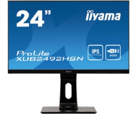 Monitor komputera Słuchawkowe 3,5 mm, 24cal, 1920 x 1080 Pixels ProLite, iiyama