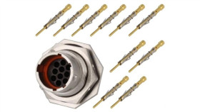 Rt0w71210pnh-K Złącze Okrągłe Gniazdo,Wtyk 10Pin Męski Zaciskanie Rt360