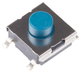 Klosz do przycisku dotykowego SPST 50 mA przy 24 V DC IP00 4.3mm 1.7mm Przewlekany