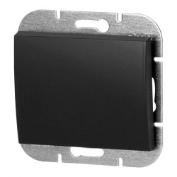 Łącznik p/t schodowy Onyx, 10A, 250V, WP-5O, czarny