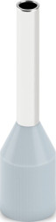 Insulated wire end ferrule, 0.75 mm², 14 mm/8 mm long, UL 486F, gray, 2100116