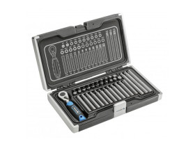 Zestaw końcówek wkrętakowych z grzechotką 37 szt. HT1R466 HOEGERT