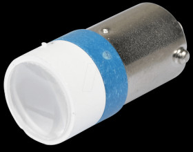 MELB2242 LED spot light, BA9s, blue, 12 V, 6020 mcd, Ø10 mm, 30°