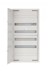 Rozdzielnica modułowa 6x24 natynkowa z zamkiem IP30 NRPSM 144 (6X24) Z 144-6-24-2