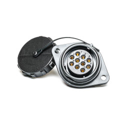 Złącze wielostykowe przemysłowe 10-pinowe Montaż na kołnierzu Gniazdo RS PRO