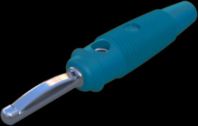 4 mm plug, screw connection, 1.5 mm², CAT O, blue, 930058102