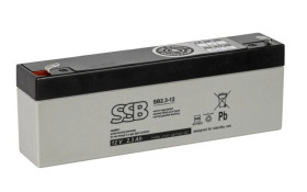 Akumulator VRLA AGM 12V 2,3Ah (żywotność 6-9lat) (VDS) SB2,3-12