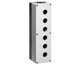 Obudowa kasety 6-otworowa 22mm czarno-szara M25 IP69k SIRIUS ACT 3SU1806-0AA00-0AB1