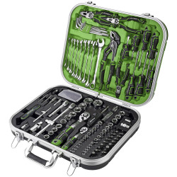 Sealey AK7980HV Premier Mechanic&#x27;s Tool Kit 144pc - Hi-Vis Green
