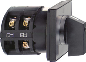 Off switch, right: 0° - 60°, rotary actuator, 2 pole, 690 V, (W x H x D) 64 x 64 x 85 mm, front mounting, K50B002AP