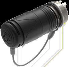 Protective cover, with front housing for opticalCON DUO multi-mode cable, SCNO2MX-A-NC