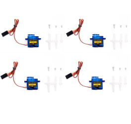 Dexter - Small Servo Motor Set for PivotPi (4pcs) [Discontinued]