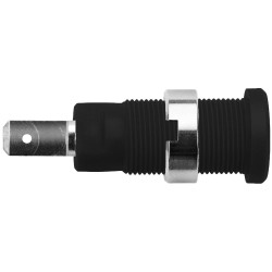 Sch&#xFC;tzinger SEB 8660 Ni/SW Safety Socket Black 1pc Durable Design