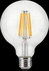 LX023880902 E27 LED lamp, 10 W, 1055 lm, 2500 K, filament, dimmable