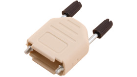 Osłona tylna D-Sub 9 -pinowe Tworzywo sztuczne Proste Encitech Connectors DE