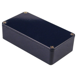 Hammond 1590BCB Aluminium &#x27;Stomp Box&#x27; Enclosure Blue 112 x 60 x 31mm