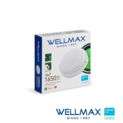 Lampa LED Bulkhead + PIR Czujnik Ruchu Okrągły Biały 18W 92lm/W 1650lm IP54 Neutralna 4000K SAMSUNG / GOL1BHRWN018P