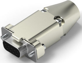 D-Sub socket, 9 pole, standard, equipped, straight, crimp connection, 749806-7