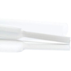Heatshrink tubing, 2:1, (12.7/6.4 mm), PO, crosslinked, transparent, BYB-5-90F2212