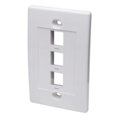 3-Portowy Panel Na Moduły Keystone Do Puszki 517874 IWP-MD PSTR-3W