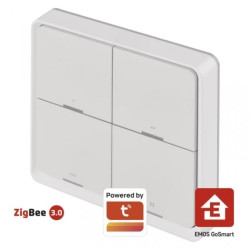 GoSmart Przenośny kontroler scenerii IP-2004ZW, ZigBee 3.0, czteroprzyciskowy H5013