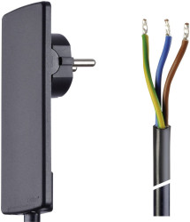 EVOline 151000151100 zasilanie kabel czarny 1.50 m