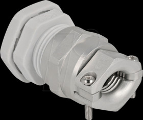 60358 Cable Gland PG16 with strain relief and bending protection gy