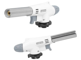 Palnik gazowy na butlę, biały.