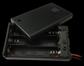Opencircuit 3x AAA battery holder with switch