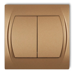 LOGO Łącznik świecznikowy złoty metalik 8LWP-2