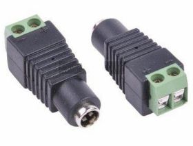 GNIAZDO 5,5/2,1 Z SZYBKOZŁĄCZEM (ZLDC GN5521ZL)