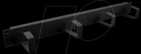 699995TS Cable management panel - 4 loops, matte black, 1 rack unit