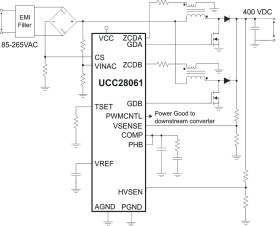 Natural interleaving transition-mode PFC controller with audible noise immunity