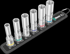 05004565001 Socket wrench set, external hexagon, 1/2" drive