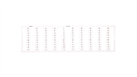 Oznaczniki Wmb 10X L1 L2 L3 N Pe 793-472 /5Szt./