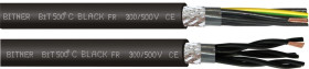 Przewód sterowniczy BiT 500 C BLACK FR 300/500V 12G1,0 SB3485 /bębnowy/