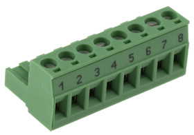 Klucz polaryzacyjny 8 -pinowe raster 5.08mm Wciskane Żeński Phoenix Contact