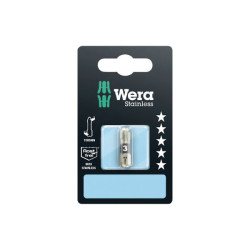 Wera 05073615001 3855/1 Stainless Premium Plus Pozidriv PZ3 Screwdriver Bit