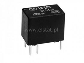 Przekaźnik 1x styk przeł. 12V 1A HFD23/012-1ZS