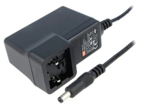 GEM18I12-P1J Zasilacz impulsowy, sieciowy,wtykowy, 12VDC, 1,5A, 18W, 84