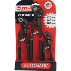 Peddinghaus 6483030001 Zoomer Pipe Wrench Set with Self-Adjusting Pliers