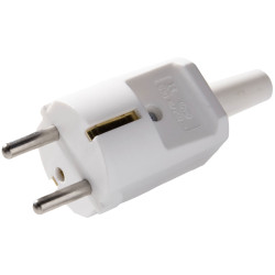 Martin Kaiser 516/kws Safety Plug Polyamide 250V IP20 Chalk White Reconnectable