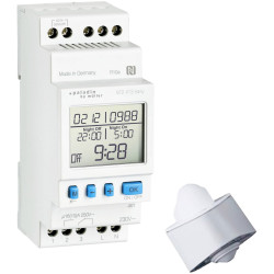Paladin 23049 Digital Twilight Switch White 230V Day Programs Modern Use