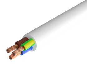 Przewód OMY H03VV-F 3x1.50 biały 100m